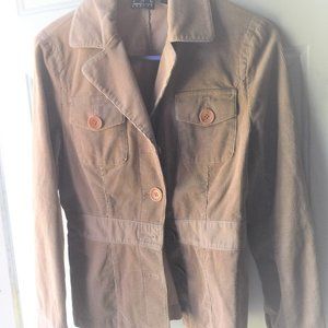 INC Beige Corduroy Jacket  Small